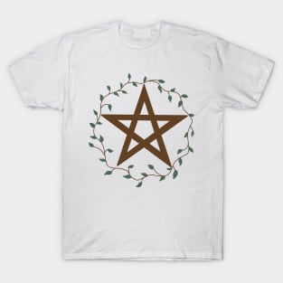Pentacle with vines T-Shirt